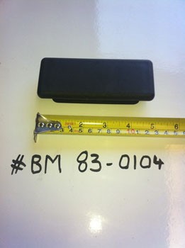 END CAP-FRAME 5" BLACK