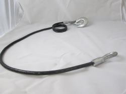 59" Safety Cable with 23" Coiled End 10K (Each)