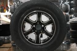 205/75R14C BW TRAILER KING II TIRE ON A 14" 5 LUG THOROUGHBRED - CHROME INSERTS