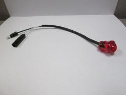 LED RUNWAY LIGHT - RED GLOW WITH PIGTAIL/CONNECTOR