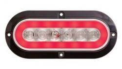 LIGHT, OVAL GLO-LIGHT RED WITH CLEAR LENS TAIL/TURN/STOP 2015