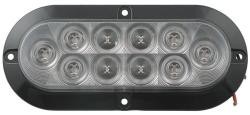 LED OVAL CLEAR LIGHT SURFACE MNT