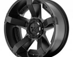 wheel, 18" x 9", KMC Rockstar 2