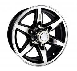 WHEEL, 15" 6 LUG BOBCAT BLACK