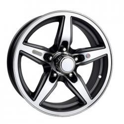 Wheel, 14" 5-lug Bobcat, Black