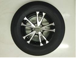 205/75R14C BW TRAILER KING RST TIRE ON A 14" 5 LUG AVALANCHE WHEEL