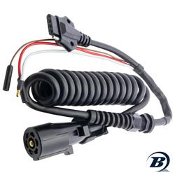 HARNESS EXTENSION, 5 TO 7 WAY WITH ACCESSORY WIRES
