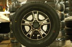 205/75R14D BW WESTLAKE TIRE ON A 14" 5 LUG SIBERIAN -BLACK