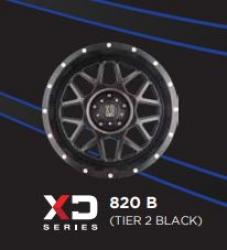 WHEEL, 18" KMC XD 820B
