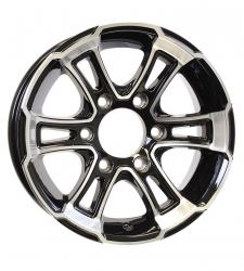 225/75R15D BW TRAILER KING RST TIRE ON A 15" 5 LUG WHITEHAWK WHEEL