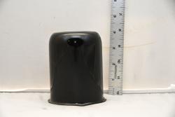 CENTER CAP-3.19"CB,OPEN,BLK,4.25"L