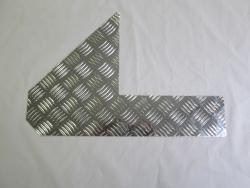 TREAD 5-BAR LEFT TRANSOM STEP - 2014 & EARLIER
